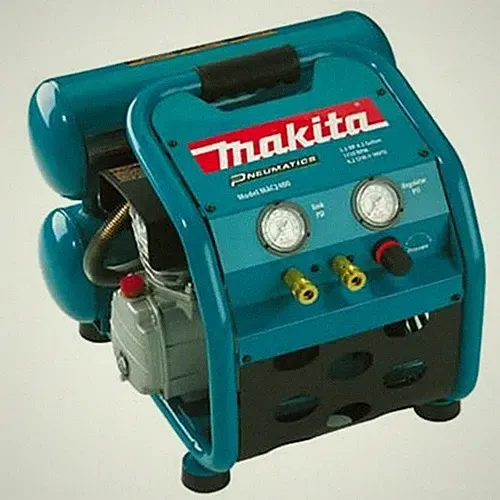 Makita MAC2400 2.5HP 4.2CFM 90PSI 4-Pole Motor Air Compressor Twin Stack