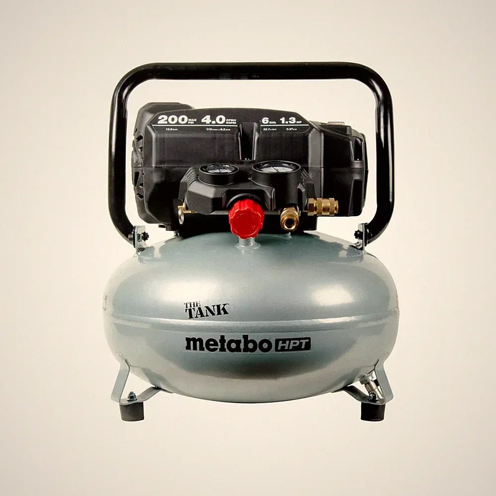 Metabo HPT Air Compressor, THE TANK, Portable Pancake Air Compressor 200 PSI,...
