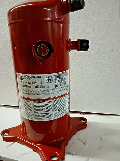 NEW ALLIANCE SCROLL COMPRESSOR SPA036B1RPA-3 TON-208-230V-1 PH-R410-AC/HP DUTY