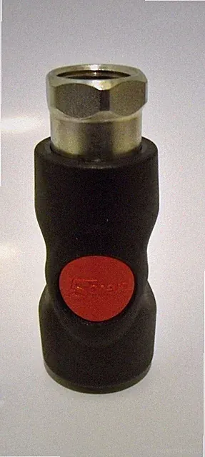 Prevost Push Button 1/4"FNPT Automotive/Truflate Safety Air Coupler USI061201