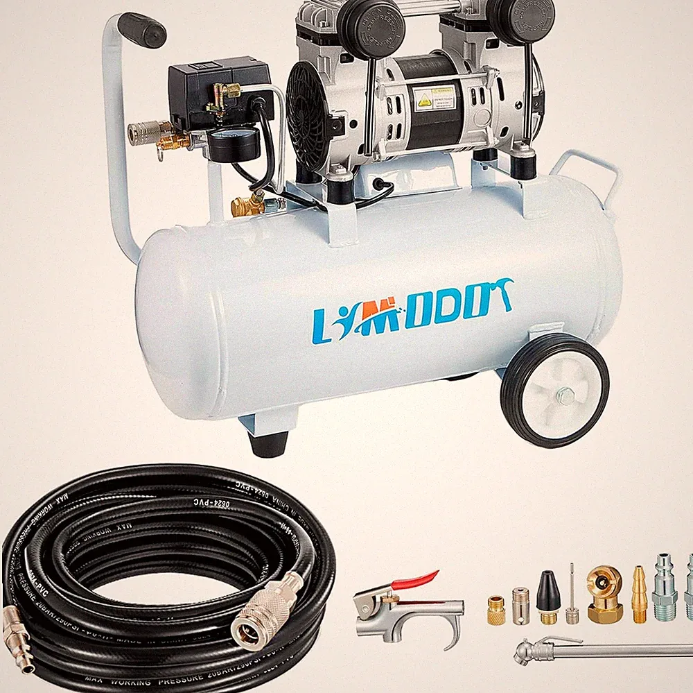 Quiet Air Compressor 5 Gallon 2.8CFM 68dB Oil Free