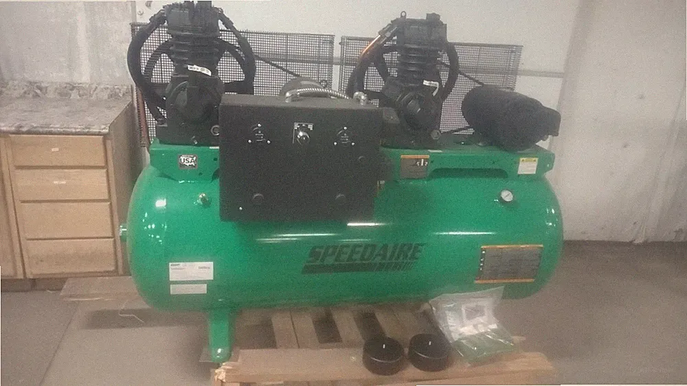 Speedaire 35WC61 5 HP 208-230; 460VAC 120 Gal Tank Electric Air Compressor