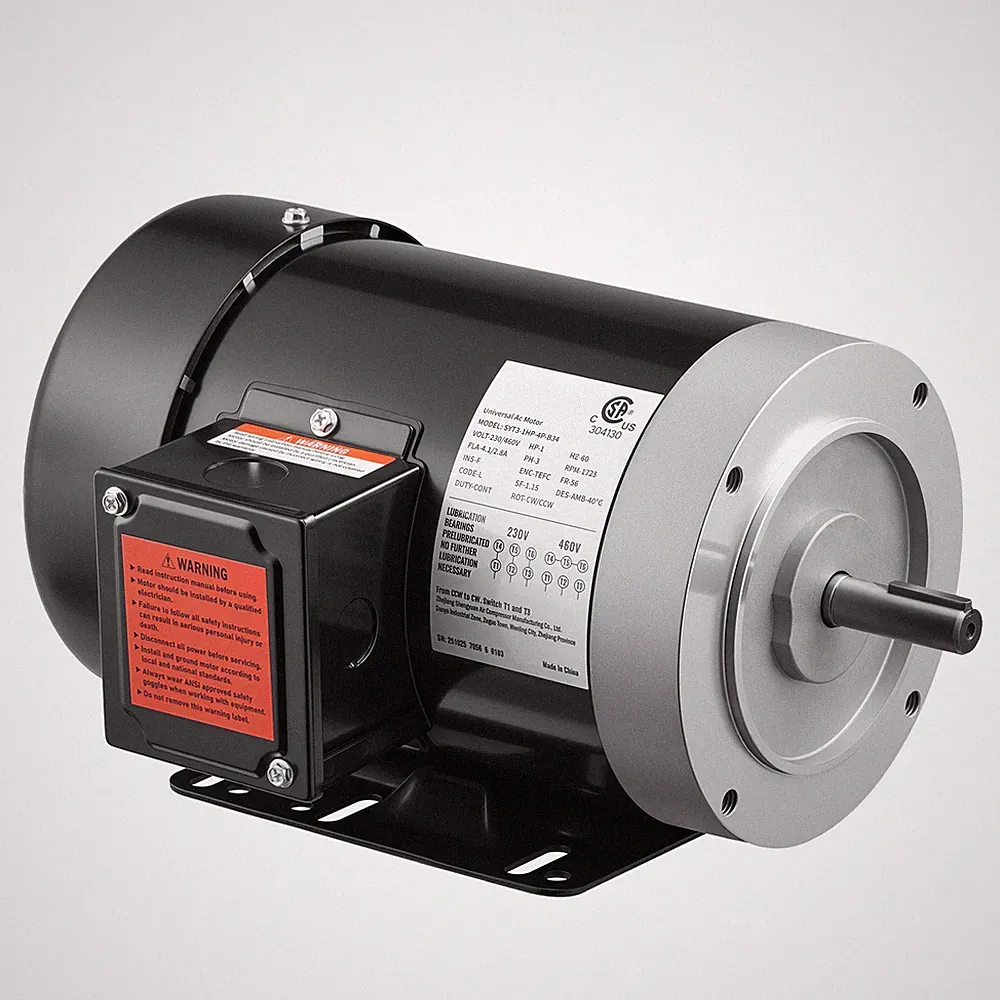Uimoso 1HP Electric Motor for Air Compressors, 230V/460V, 1725RPM, 56C Frame