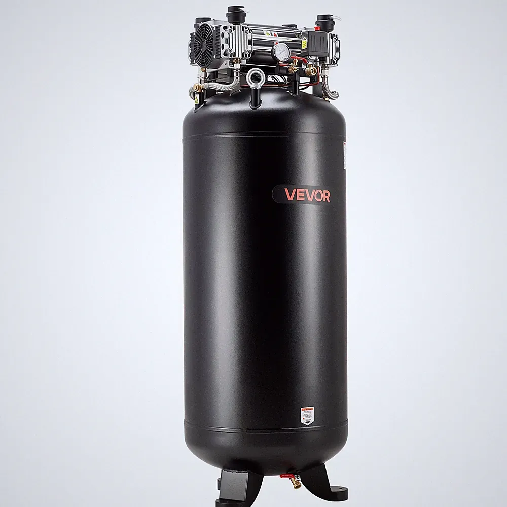 VEVOR 80 Gallons Heavy-Duty Air Compressor 5HP 13.5SCFM at 90PSI Oil-Free Tank